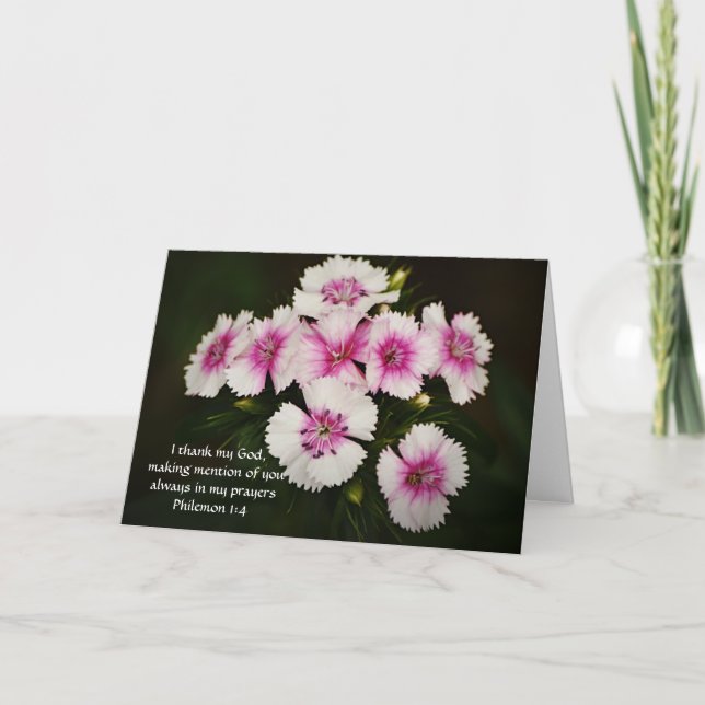 Faith Philemon 1:4 Thank You Card (Front)