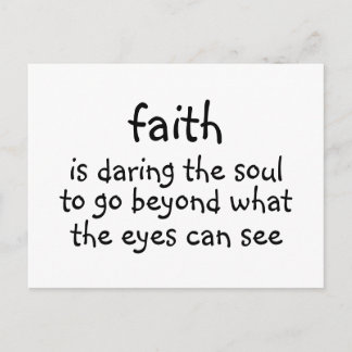 faith postcard