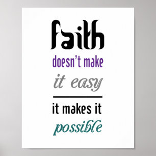 Faith Poster