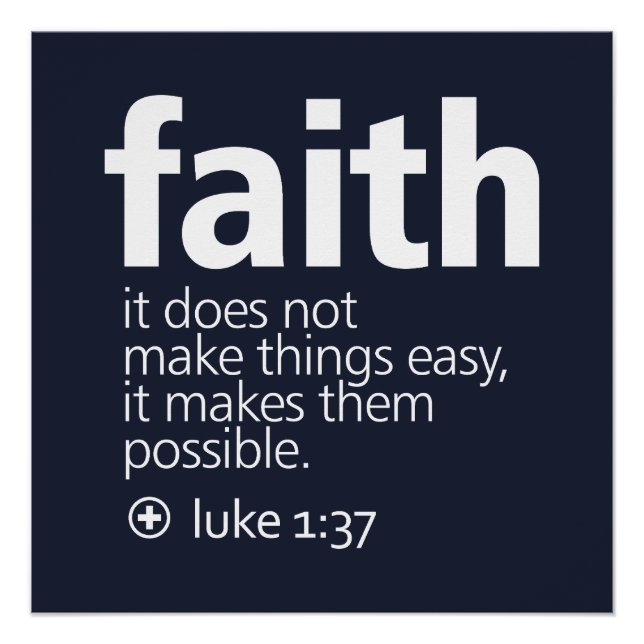 Faith Poster (Front)