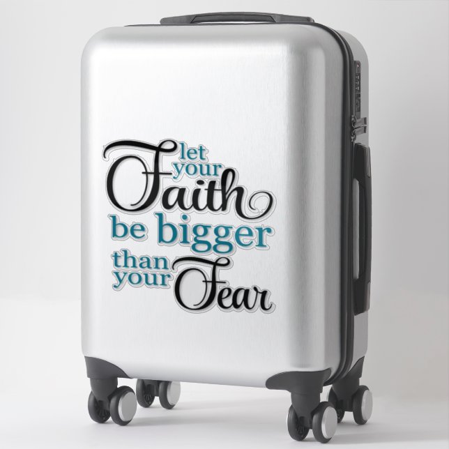Faith Quote  (Suitcase)