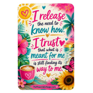 FAITH: Release and Trust Magnet Card