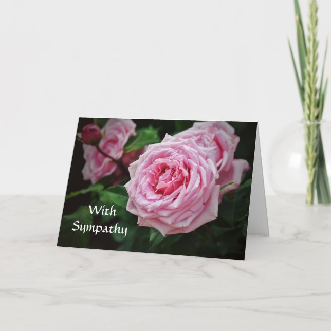 Faith Rose Roses Bible Verse Carte de Sympathie (Devant)