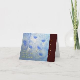 Faith... Scripture Note Card. Card