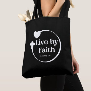 Faith Scripture Tote Bag