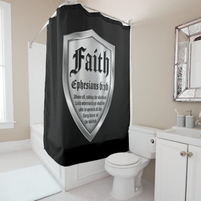 Faith Shield Christian Faith Bible Verse Ephesians (In Situ)