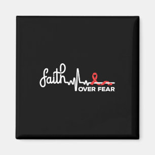 Faith- Sickle Cell Anemia Awareness Supporter Ribb Magnet