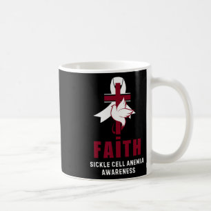 Faith Sickle Cell Anemia Christianity Cross  Coffee Mug