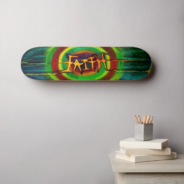 Faith Skateboard (Wall Art (Horz))