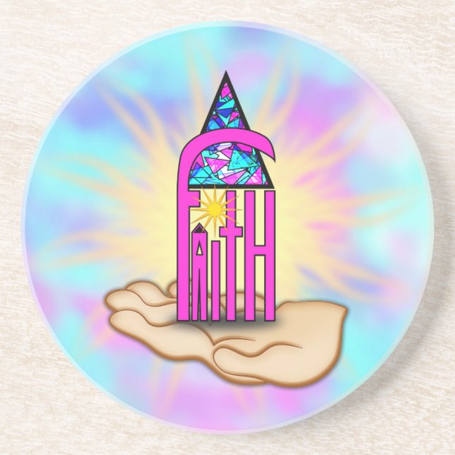 Faith ~ Steeple Coaster (Front)
