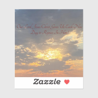 Faith Sunrise Sticker