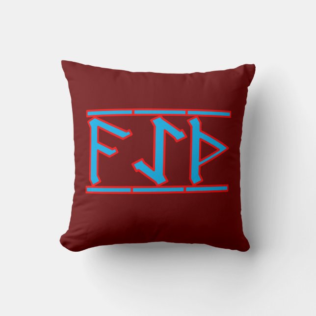 FAITH Throw Pillow (Front)