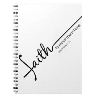 Faith to Move Mountains - Notebook