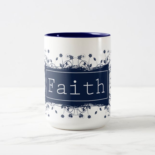 Faith Two-Tone Coffee Mug (Center)