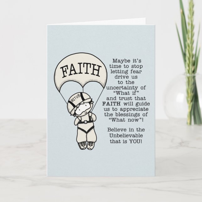 Faith Will Guide Card (Front)