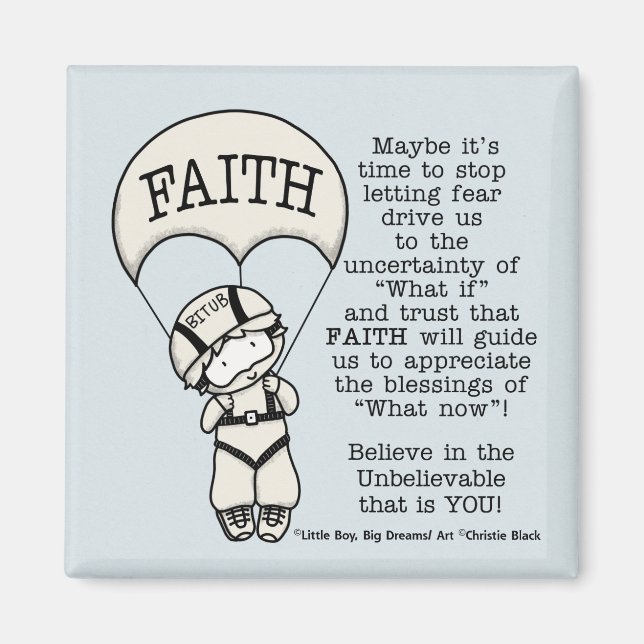 Faith Will Guide Magnet (Front)
