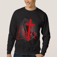 Faith with Christian Cross and Praying hands Jesus