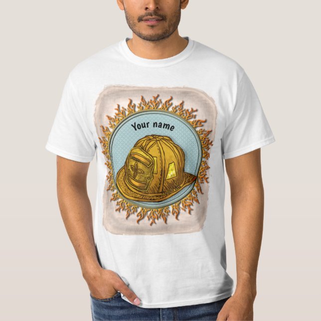 Faithful Firefighter   t-shirt (Front)