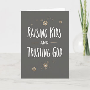 Faithful Raising Kids Art Card