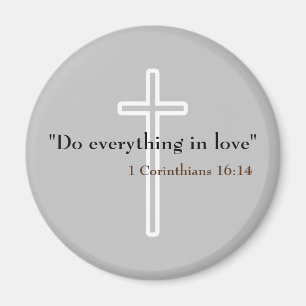 Faithful Reminders: Religious Quote Magnet