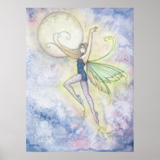 Faith's Leap Fantasy Fairy Poster