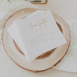 Faits amusants Mariage minimaliste