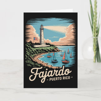 Fajardo Puerto Rico Souvenir  Card