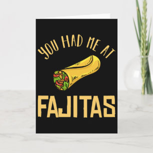 Fajita Chicken Gift Recipe Seasoning Card