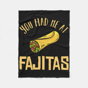 Fajita Chicken Gift Recipe Seasoning  Fleece Blanket