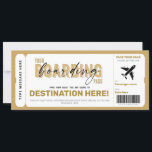 Fake Airplane Ticket Surprise Boarding Pass Card<br><div class="desc">This is the perfect way to gift a surprise trip for any occasion!</div>