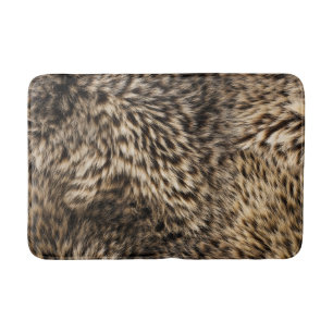 Fake Brown Fur Bath Mat