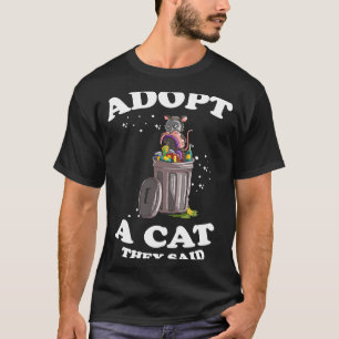 Fake Cat Opossum for Possum and Raccoon T-Shirt