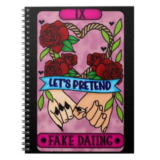 Fake Dating Tarot Notebook