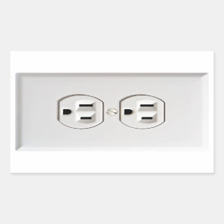 Fake Electrical Outlet Sticker