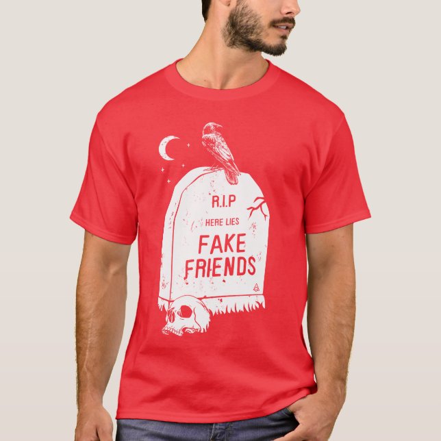Fake Friends retro T-Shirt (Front)