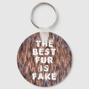 Fake Fur Keychain
