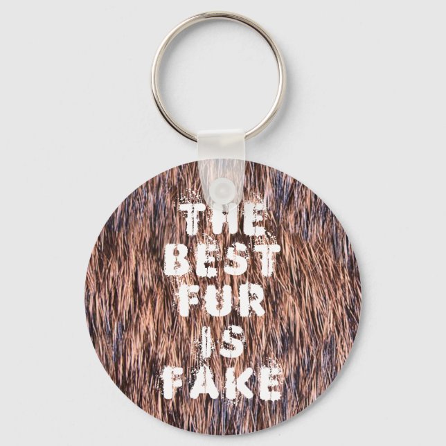 Fake Fur Keychain (Front)