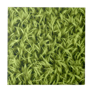 Fake Grass Green Faux Artificial Grass Tile