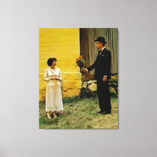 Fake love canvas print