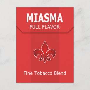 Fake Miasma Brand Postcard