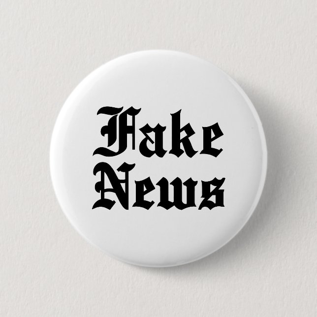 Fake News 2 Inch Round Button (Front)