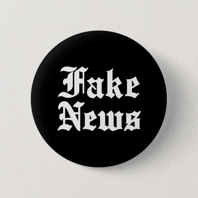 Fake News 2 Inch Round Button (Front)