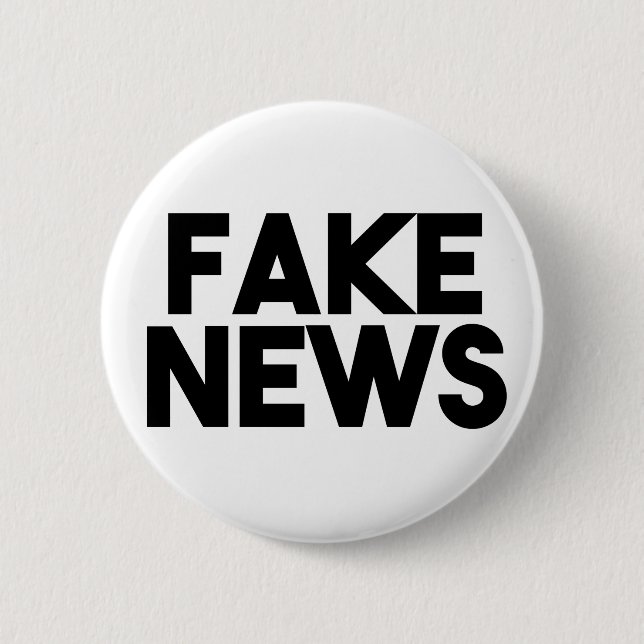 Fake News fashionable Post Truth 2 Inch Round Button (Front)