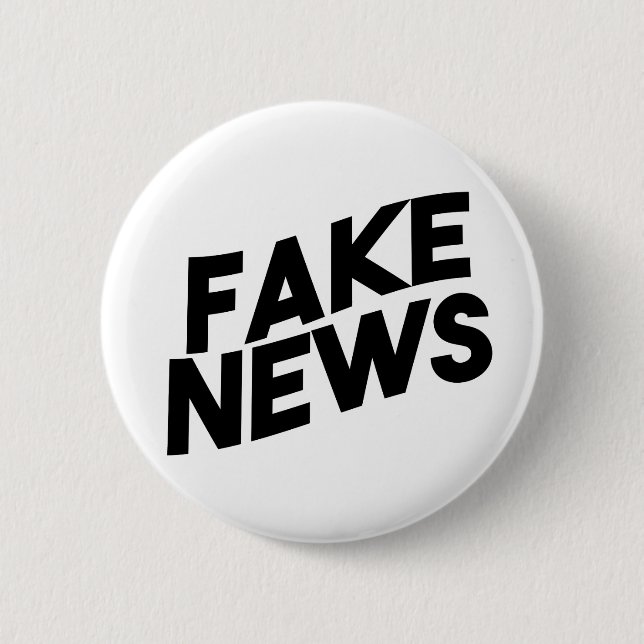 Fake News fashionable Post Truth 2 Inch Round Button (Front)