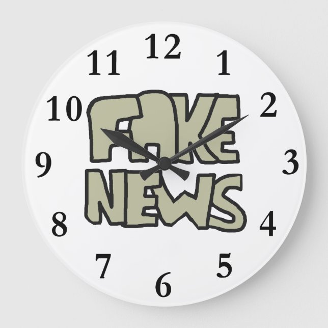 Fake News Large Clock (Front)