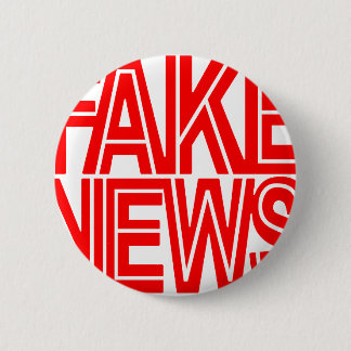 FAKE NEWS LOGO 2 INCH ROUND BUTTON