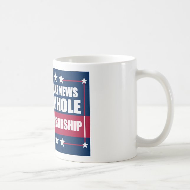 Fake News Memoryhole The Mass Censorship Coffee Mug (Right)