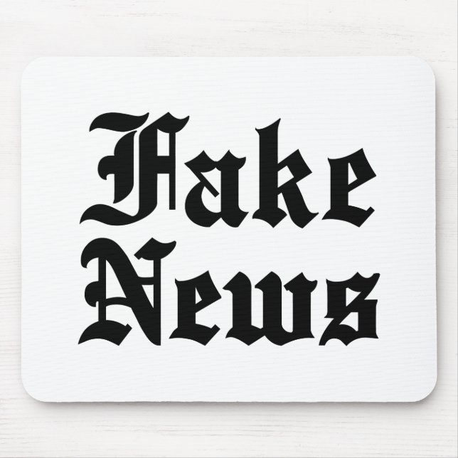 Fake News Mouse Pad (Front)