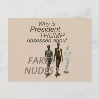 Fake NUDES News Postcard