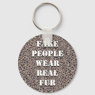 Fake People Keychain